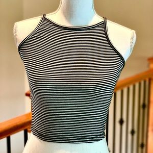 Brandy Melville Striped Crop Top